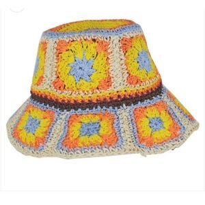 Peter Grimm Granny Square Bucket Hat
